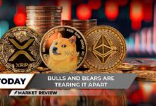 XRP Tras Este Movimiento de Precio: ¡Descubre lo que Está Sucediendo! ¿Dogecoin (DOGE) ha Alcanzado su Pico Máximo? ¿Ethereum (ETH) ha Llegado a su Fondo? Movimiento de Precio Inusual - Cripto Boom