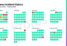 ef62f6a4038e7e034ebf GRÁFICO: Han pasado 262 días desde la última gran interrupción de Solana - Descubre más ahora