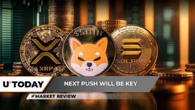 ¿XRP Intentará Alcanzar $1 Nuevamente? 37 Trillones de Shiba Inu (SHIB): ¿Es Suficiente? Próximo Aumento de Solana (SOL) Podría Llevarlo a $300 - Cripto Boom