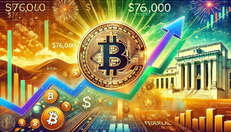 Bitcoin Alcanza los $76,000: Récord Histórico Mientras el Mercado Reacciona a los Recortes de Tasas de la Fed. ¡Descubre los Detalles! - Cripto Boom